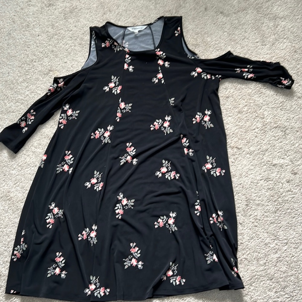 BCBG cold shoulder dress